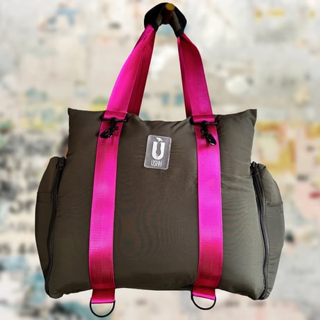 <USHH  BAG> <弱撥水タイプ>MULTI CARRY SOFA BED:マルチキャリーソファベッド:KHAKI GREEN