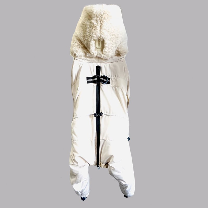 ECO FUR SNOW SUIT: BLACK <ｴｺﾌｧｰｽﾉｰｽｰﾂ: ﾌﾞﾗｯｸ> |...