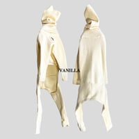 thermal knit rompers:vanilla <サーマルニットロンパース:バニラ>