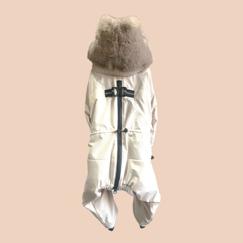 ECO FUR SNOW SUIT: CREAM <エコファースノースーツ: クリーム> | ECO FUR SNOW SUIT: CREAM <エコファースノースーツ: クリーム> |