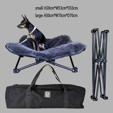 ECO FUR DOG COT:<CHARCOAL>   // エコファードッグコット<チャコール>