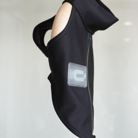 Neoprane zip-up half1/2 tops BLACK //ネオプレンジップアップハーフトップ ﾌﾞﾗｯｸ