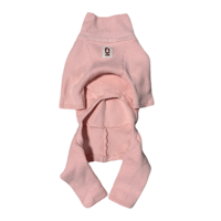 ECO-FUR LEOPARD ZIP-UP ROMPERS:ECRU//ｴｺﾌｧｰﾚｵﾊﾟｰ