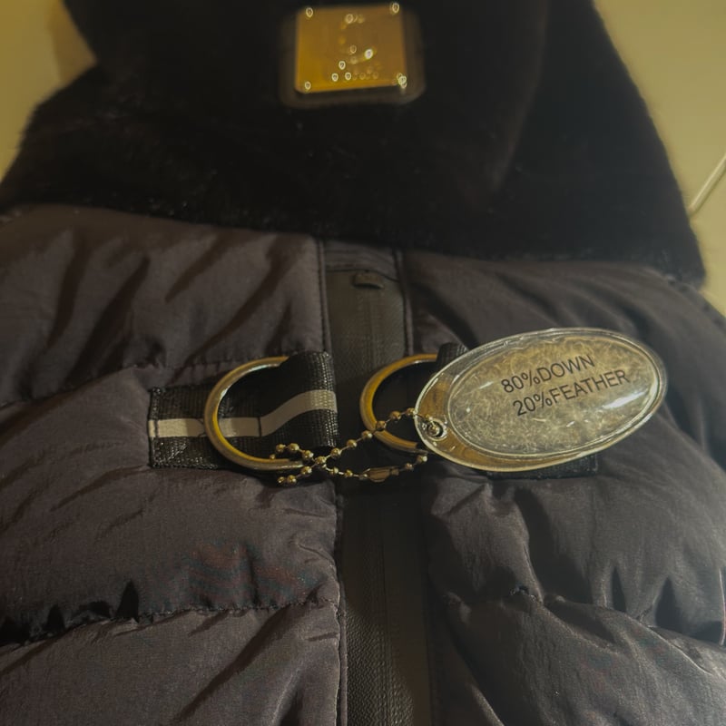 PREMIUM DOWN ECO FUR SNOW SUIT:ALL BLACK <ﾌﾟﾚﾐｱ