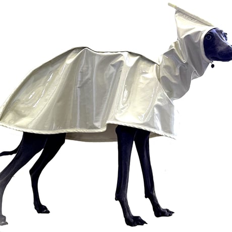 Enamel patent  rain coat: greige//エナメルパテントレインコート:グレージュ