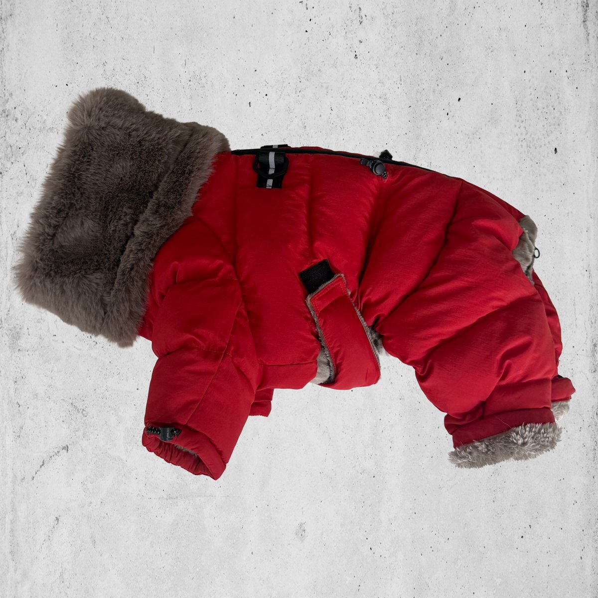 SNZ ECO FUR SNOW SUIT:TELACOTTA <SNZｴｺﾌｧｰｽﾉｰｽｰ