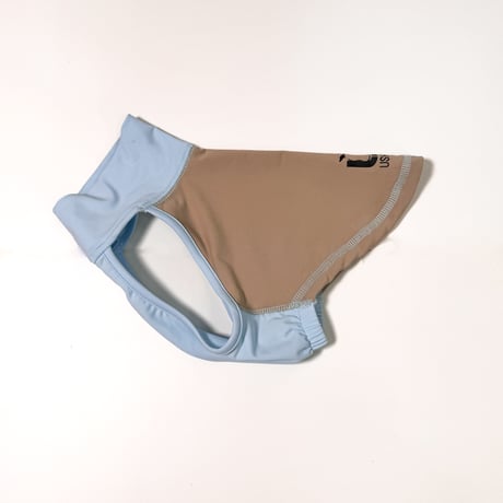 USHH:エコファーレオパードロンパース:ブラウン サイズ：S USHH_Italiangreyhound