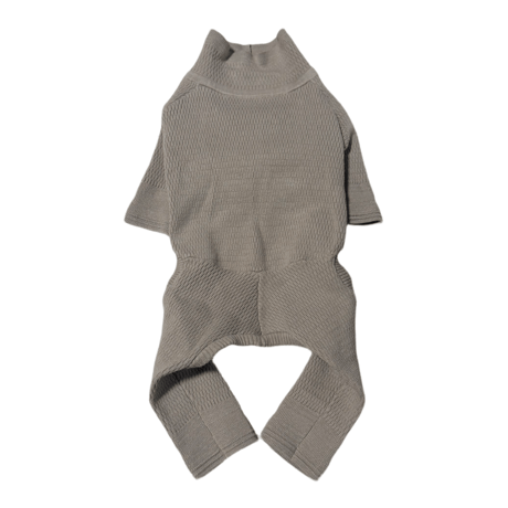 <MINIATURE SCHNAUZER> Thermal Knit Rompers: armond  <ﾐﾆﾁｭｱｼｭﾅｳｻﾞｰ:ｻｰﾏﾙﾆｯﾄﾛﾝﾊﾟｰｽ: ｱｰﾓﾝﾄﾞ>