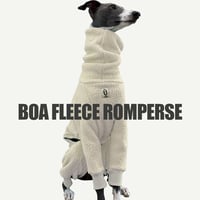 ボアフリースロンパース :バニラ//BOA FLEECE ROMPERS:VANILLA
