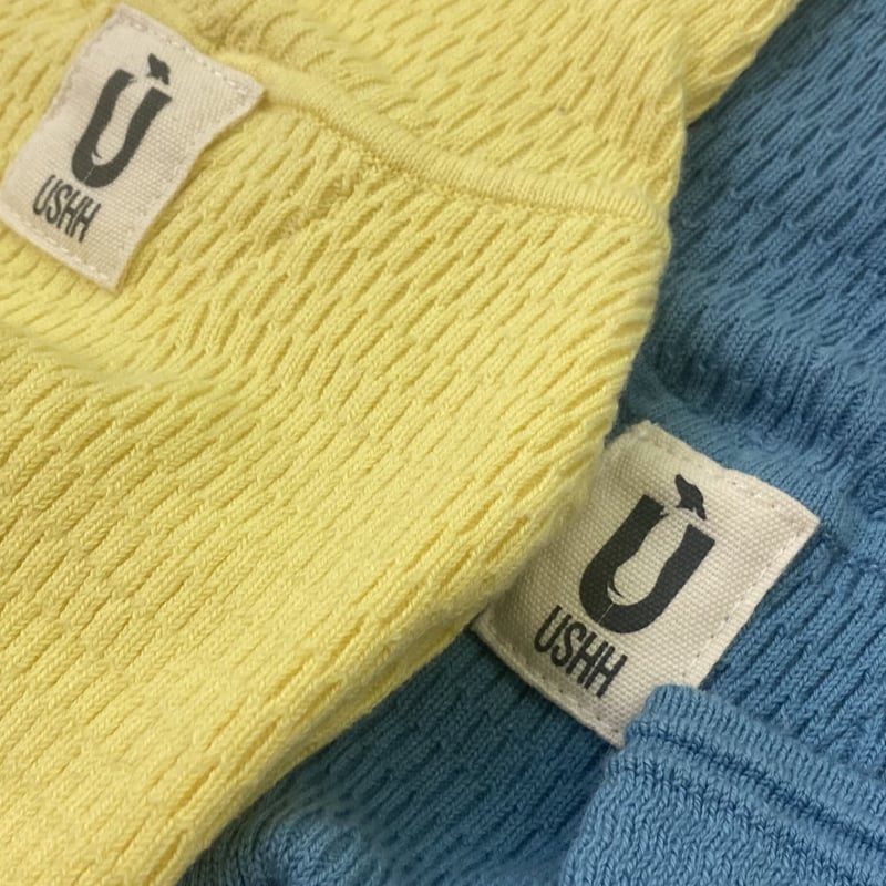 thermal knit rompers : CORN <サーマルニットロンパース:コーン thermal knit rompers : CORN <サーマルニットロンパース:コーン