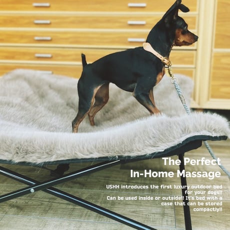 ECO FUR DOG COT:<CHARCOAL>   // エコファードッグコット<チャコール>