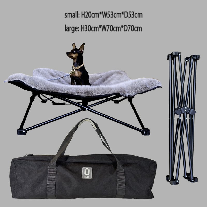 ECO FUR DOG COT BEIGE