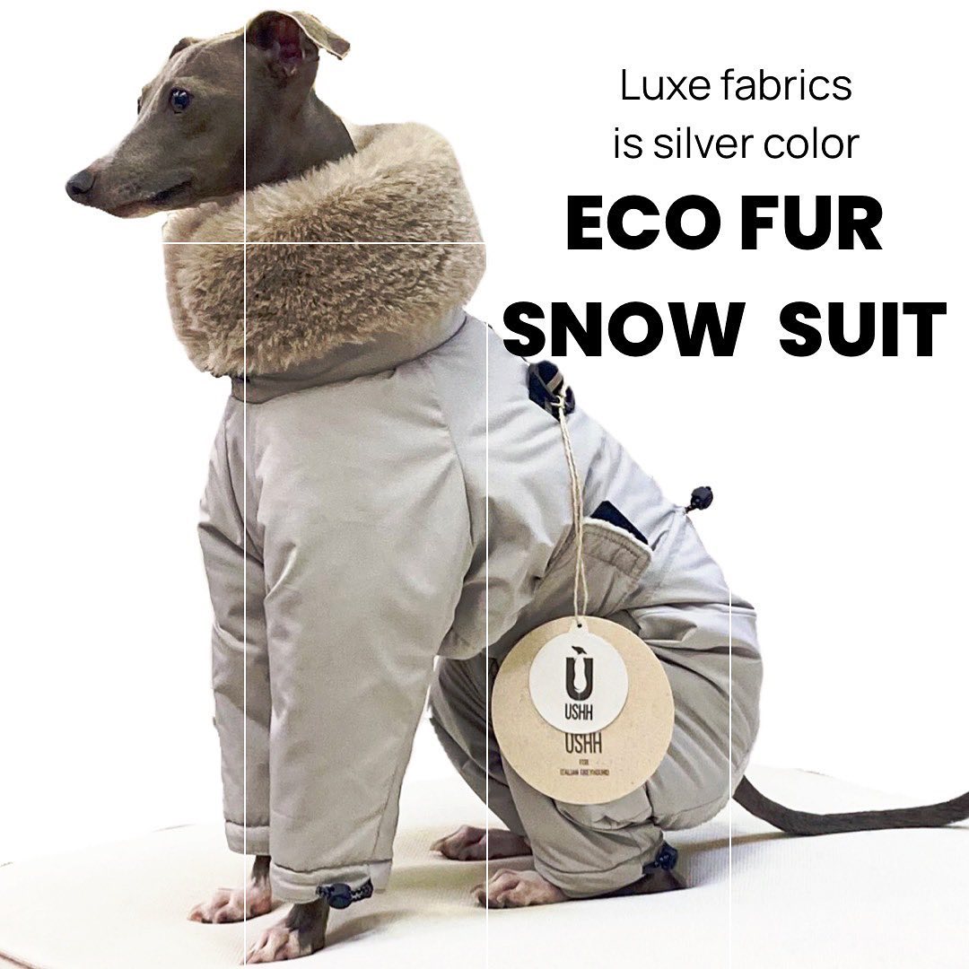 ECO FUR SNOW SUIT: SILVER <エコファースノースーツ: シルバー> ECO FUR SNOW SUIT: SILVER <エコファースノースーツ: シルバー>