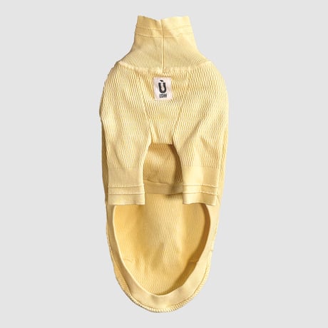 Thermal knit tops:yellow// サーマルニットトップス:イエロー