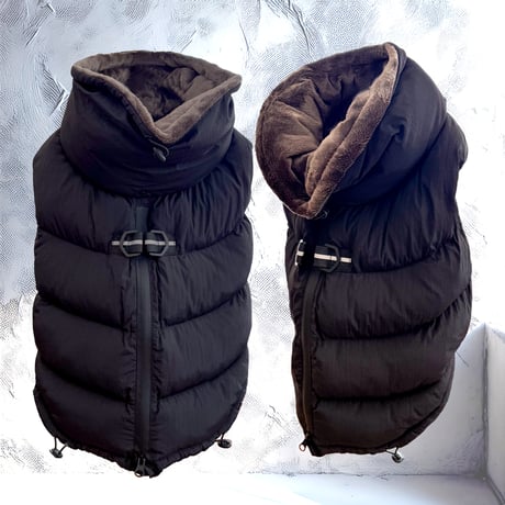 <FRENCH BULLDOG> QUILTING VEST: BLACK <フレンチブルドッグ:ｷﾙﾃｨﾝｸﾞﾍﾞｽﾄ: ﾌﾞﾗｯｸ>