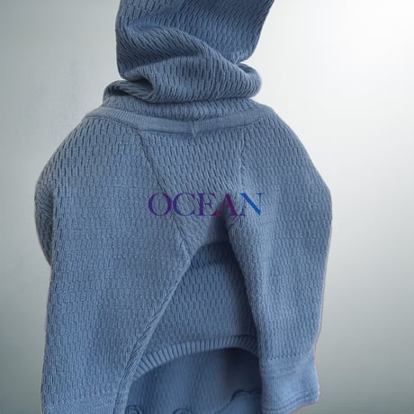 thermal knit rompers:OCEAN <サーマルニットロンパース:オーシャン>