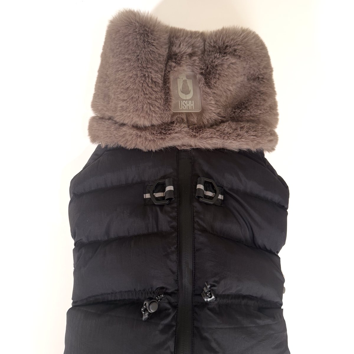 SNZ ECO FUR SNOW SUIT:BLACK <SNZｴｺﾌｧｰｽﾉｰｽｰﾂ: ﾌﾞ