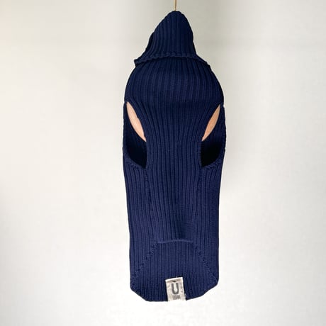 Rib stretch knit tops:NAVY// リブストレッチニットトップス: ネイビー