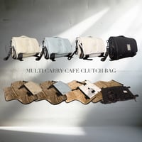 multi carry cafe clutch bag  //ﾏﾙﾁｷｬﾘｰｶﾌｪｸﾗｯﾁﾊﾞｯｸﾞ