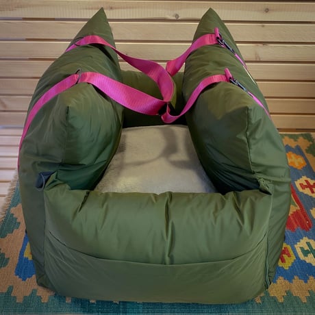 <USHH  BAG> <弱撥水タイプ>MULTI CARRY SOFA BED:マルチキャリーソファベッド:KHAKI GREEN