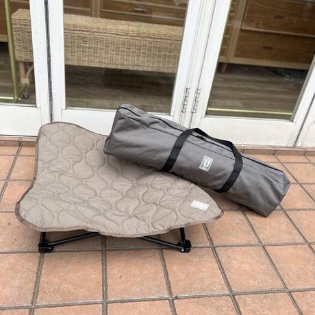 QUILTING DOG COT  :<MOCA KHAKI> // キルティングドッグコット: <モカカーキ>