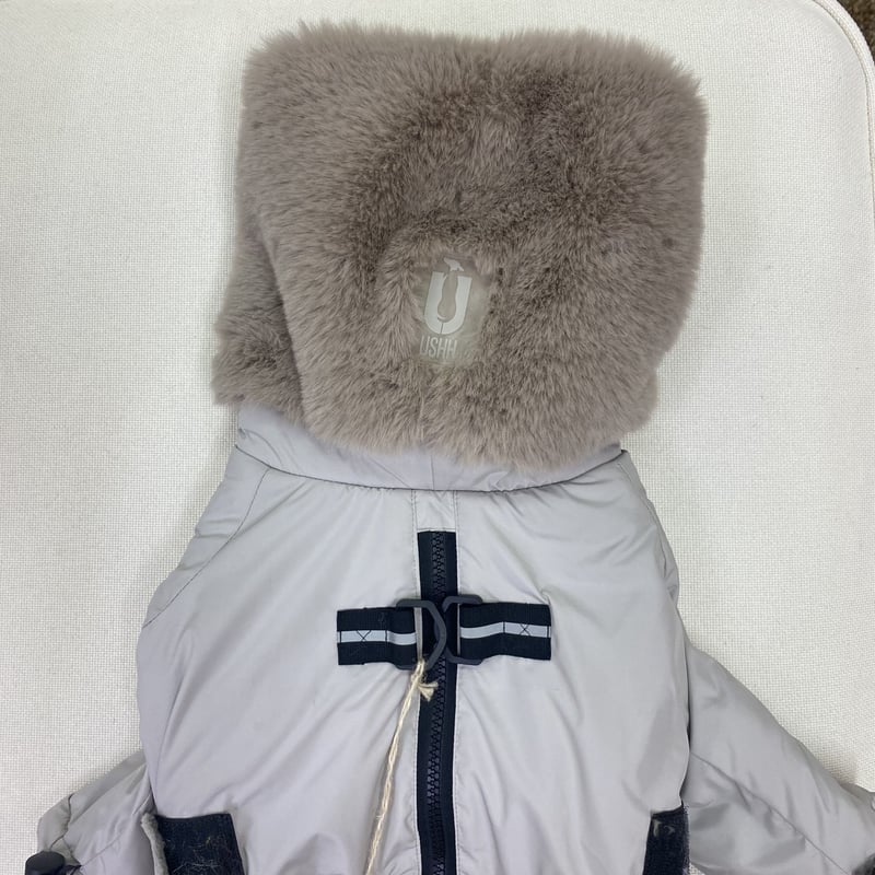 ECO FUR SNOW SUIT: SILVER <エコファースノースーツ: シルバー> ECO FUR SNOW SUIT: SILVER <エコファースノースーツ: シルバー>