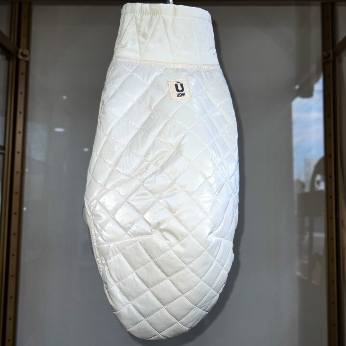 ENAMEL QUILTING VEST//エナメルキルティングベスト ENAMEL WHIT