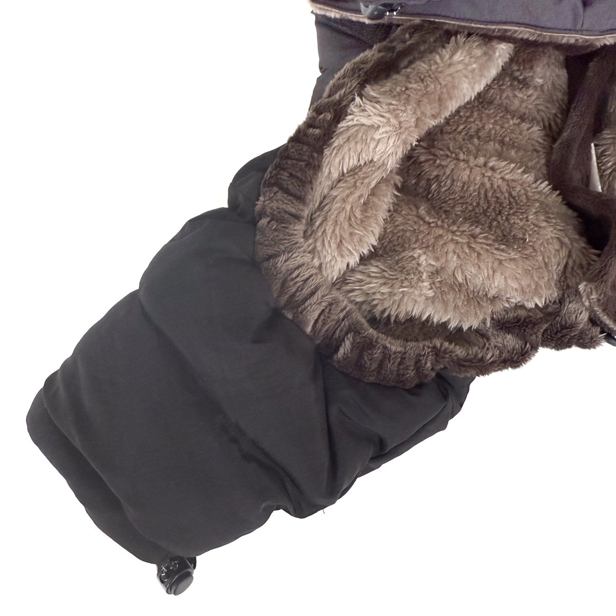 SNZ ECO FUR SNOW SUIT:BLACK <SNZｴｺﾌｧｰｽﾉｰｽｰﾂ: ﾌﾞ