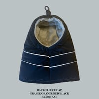 BACK FLEECE CAP <バックフリースキャップ>: BLACK<ブラック>