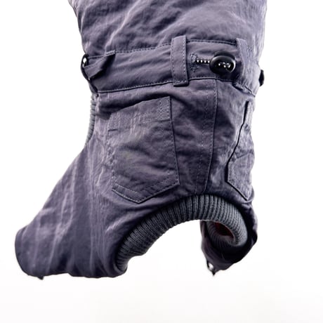 <ITG>MA-1 FLIGHT PANTS:charcoal navy //<イタグレ＞MA-1ﾌﾗｲﾄﾊﾟﾝﾂｵｰﾊﾞｰｵｰﾙ:ﾁｬｺｰﾙﾈｲﾋﾞｰ