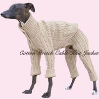 Cotton strech cable knit JK : ECRU <ｺｯﾄﾝｽﾄﾚｯﾁｹｰﾌﾞﾙﾆｯﾄｼﾞｬｹｯﾄ:ｴｸﾘｭ>