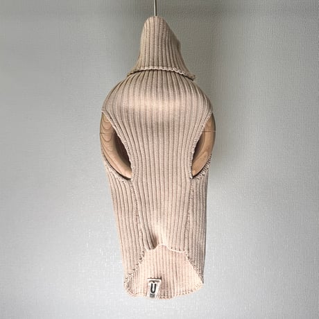 Rib stretch knit tops:ECRU// リブストレッチニットトップス:エクリュ