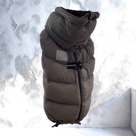 <FRENCH BULLDOG> QUILTING VEST: KHAKI <フレンチブルドッグ:ｷﾙﾃｨﾝｸﾞﾍﾞｽﾄ: ｶｰｷ>