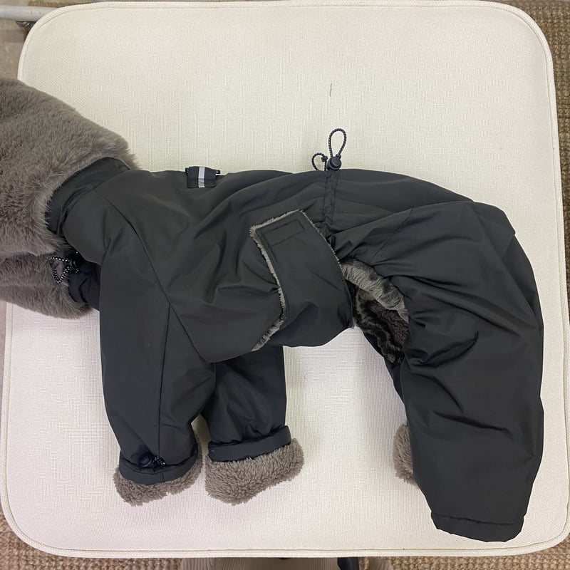 ECO FUR SNOW SUIT: BLACK <エコファースノースーツ: ブラック> | ECO FUR SNOW SUIT: BLACK <エコファースノースーツ: ブラック> |