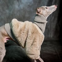 Eco-Fur zipup blouson-BEIGE //ｴｺﾌｧｰｼﾞｯﾌﾟｱｯﾌﾟﾌﾞﾙｿﾞﾝ- ﾍﾞｰｼﾞｭ