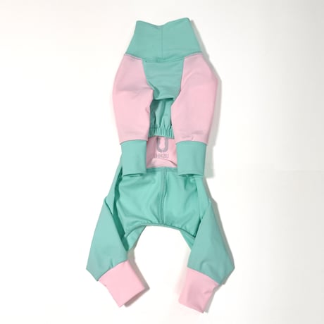 Rush guard full rompers:mint*babypink// ラッシュガードフルロンパース:ﾐﾝﾄ*ﾍﾞﾋﾞｰﾋﾟﾝｸ