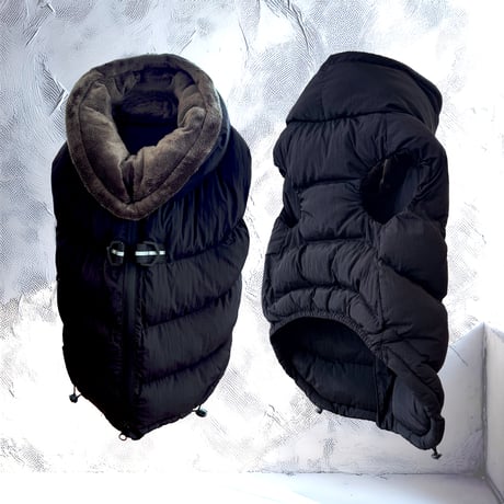 <FRENCH BULLDOG> QUILTING VEST: BLACK <フレンチブルドッグ:ｷﾙﾃｨﾝｸﾞﾍﾞｽﾄ: ﾌﾞﾗｯｸ>
