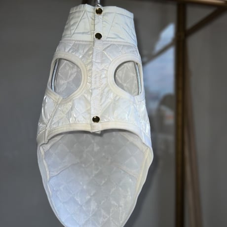 ENAMEL QUILTING VEST//エナメルキルティングベスト ENAMEL WHITE//エナメルホワイト