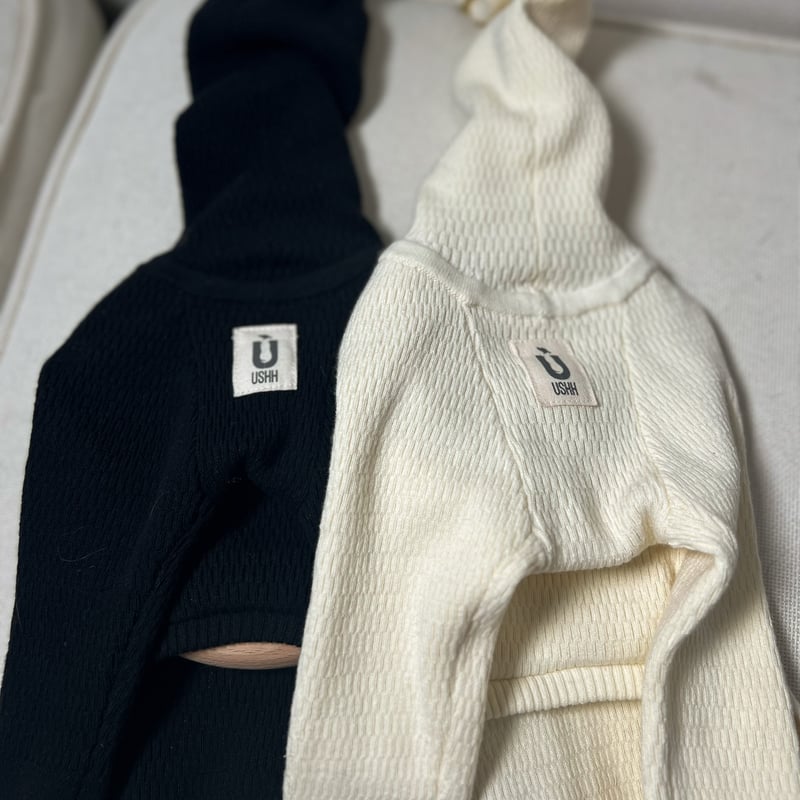 ushh サーマルニットロンパース イタグレ CATEGORY ロンパース