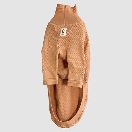Thermal knit tops:camel// サーマルニットトップス:キャメル