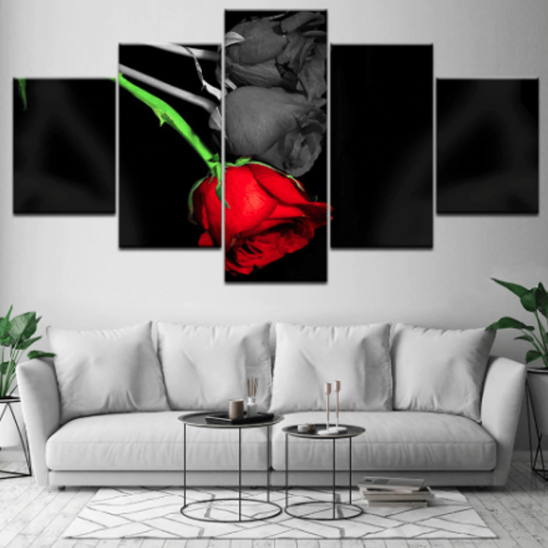 特大】アートパネル キャンバスアート 絵 インテリア 壁掛け バラ お花