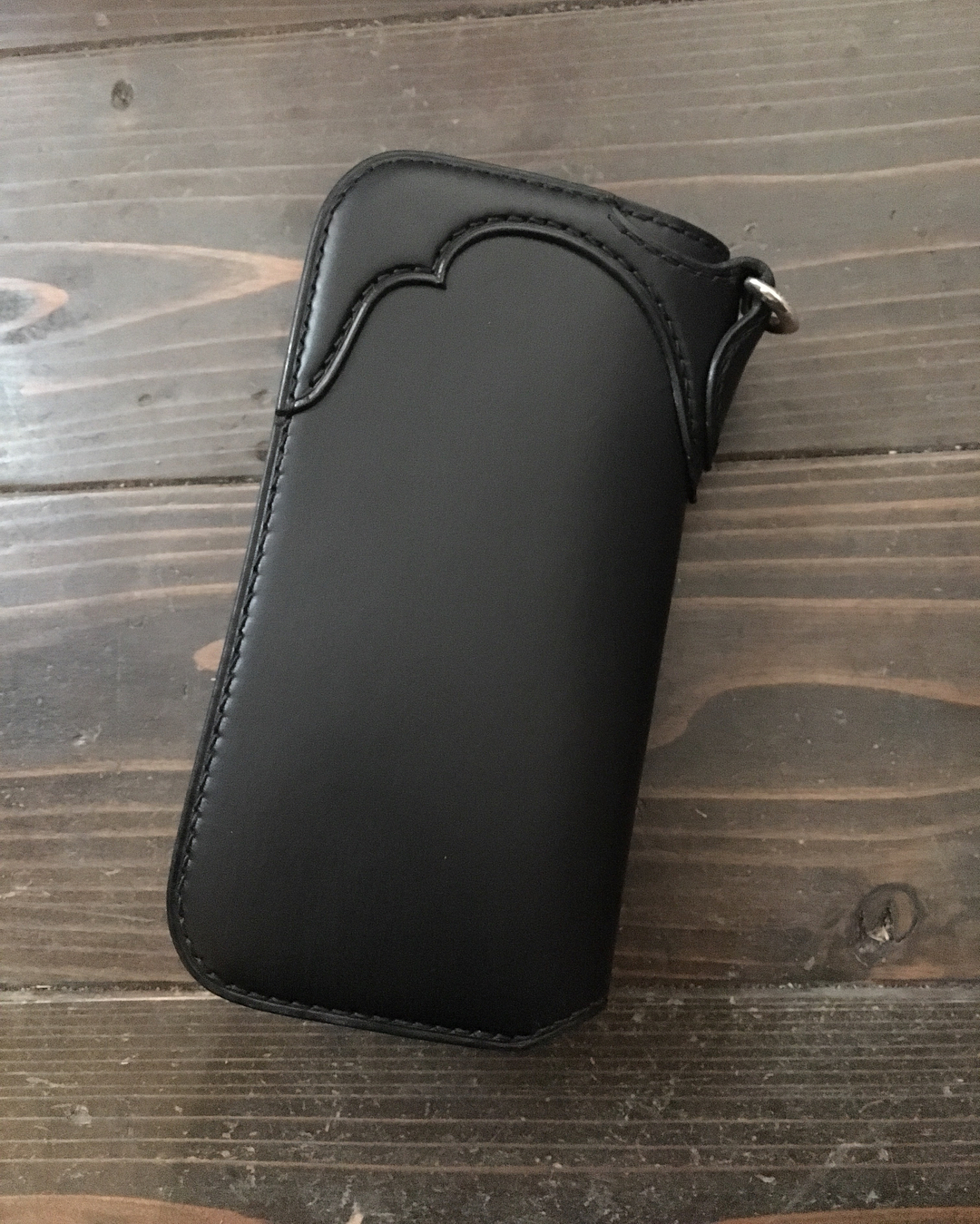 飛翔するイーグル ロングウォレット フルカービング 訳あり