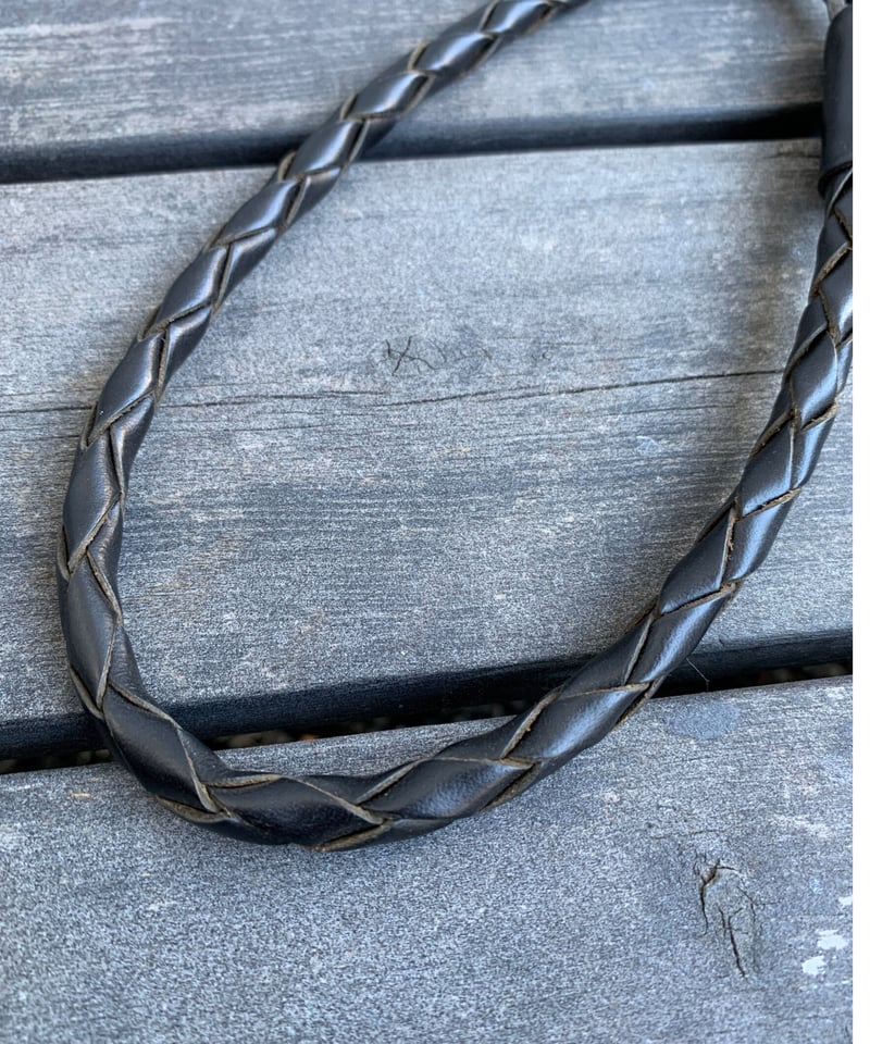 ウォレットロープ 4つ編み 真鍮 | Round head