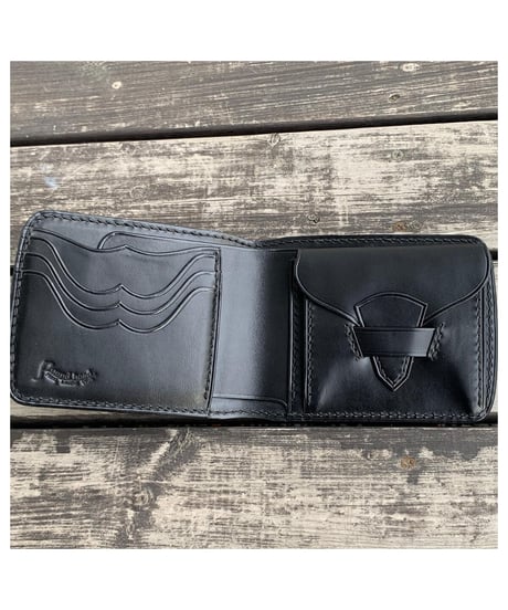 evolution　ショートウォレット silver