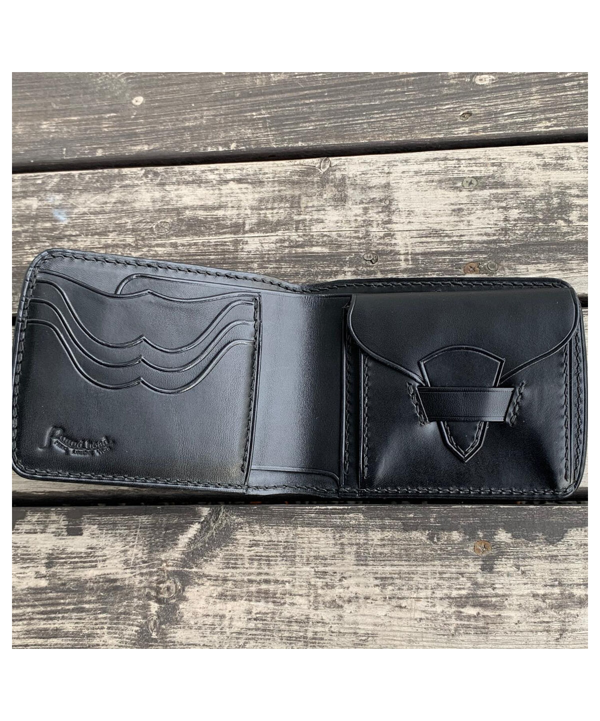 evolution ショートウォレット silver | Round head evolution ショートウォレット silver | Round head