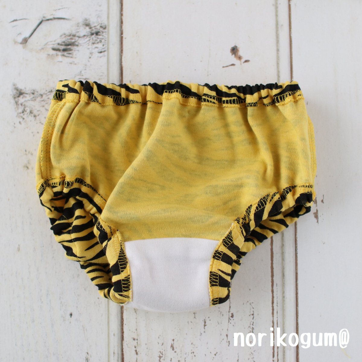 【受注製作】　トラのパンツ　日本製　タイガー柄　女の子パンツ トラ柄①☆おんなの子に！鬼のパンツ♪おんなの子ショーツ 震災