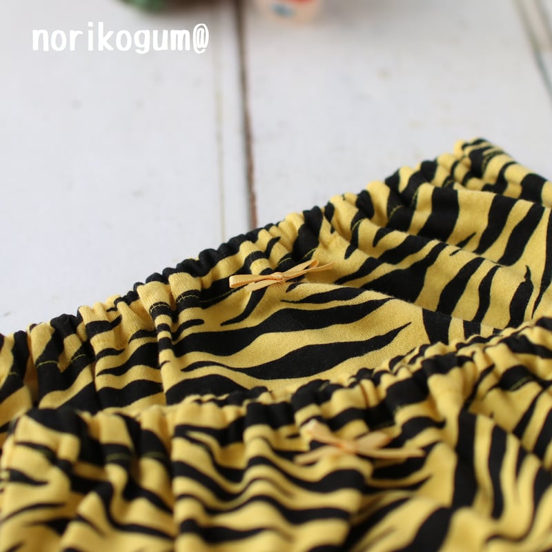 トラ柄①☆おんなの子に！鬼のパンツ♪おんなの子ショーツ 震災復興