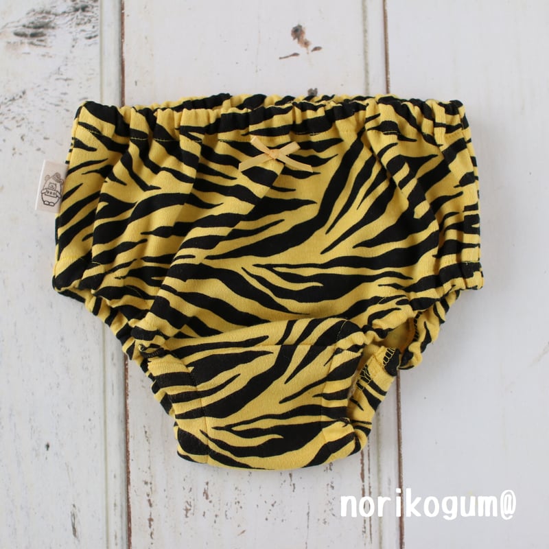 トラ柄①☆おんなの子に！鬼のパンツ♪おんなの子ショーツ 震災復興