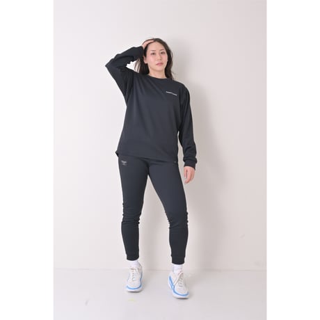 HEAT CREW NECK SWEAT / BLACK