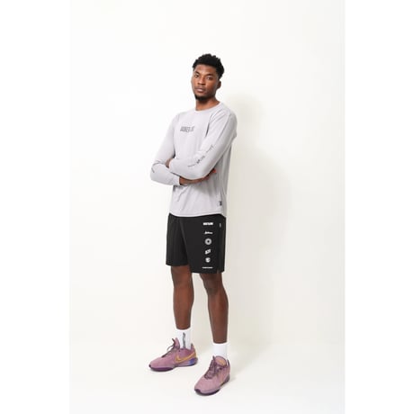 “Material” SHORTS / BURGUNDY